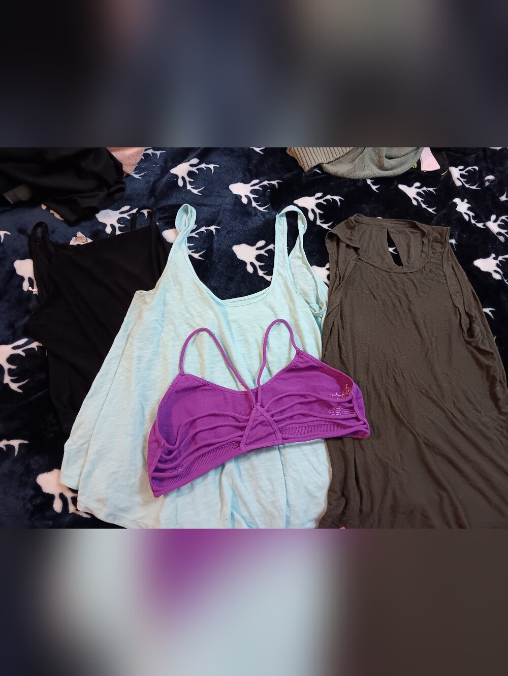 medium cute summer top tank bra bundle